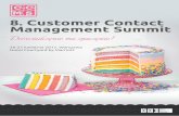 8. Customer Contact Management Summit - bbm.plbbm.pl/files/broszury/8_Customer_Contact_Management_Summmit_2017.pdf · w projekcie prowadzonym w metodologii Agile Case study: CITIBANK