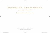 TRADYCJA MAZOWSZA - mazowieckieobserwatorium.pl · Budownictwo wiejskie .....42 Krzy¿e i kapliczki ...