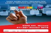 Targi Mobilnych Technologii Mobile Technology Fair Trademobilitydays.pl/wp-content/uploads/2016/10/Przewodnik-2016_na... · Marketing i sprzedaż/ Sales & marketing account: ALEKsANdRA
