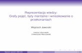 Reprezentacja wiedzy: Grafy pojec, byty mentalne i ...wjaworski/RW/3_byty_mentalne.pdf · ontologia. Wojciech Jaworski (MIM UW) Logika 17 / 55. ... Wojciech Jaworski (MIM UW) Logika