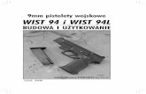9mm pistolety wojskowe WIST 94 i WIST 94L - prexer.com.plprexer.com.pl/produkty/pdf/WIST94_WIST94L_Instrukcja.pdf · konstrukcyjnych broni i naprawy broni przez osoby nieuprawnione.
