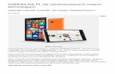 GSMONLINE.PL dla zainteresowanych nowymigsmonline.pl/app/articles/print/lumia-630-lumia-635-lumia-930...NFC: Parowanie urządzeń, Bezpieczna technologia NFC do płatności, Udostępnianie,