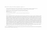 Phenolic acids of walnut (Juglans regia - Herba Polonicaherbapolonica.pl/magazines-files/3808021-art3.pdf · HUBERT SYTYKIEWICZ, HENRYK MATOK, ROBERT KRZYŻANOWSKI Department of Biochemistry