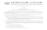 DZIENNIK USTAW - static1.money.pl · Porozumienia o Wolnym Handlu (EFTA) – stron umowy o Europejskim Obszarze Gospodarczym, lub 2) które zostały opublikowane po raz pierwszy na