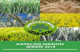 KATALOG NASION JESIEŃ 2018 - agrocentrum.net odmian zbóż ozimych... · miana pszenicy ozi-mej, odmiana chlebo-wa. Bardzo dobre plo-nowanie. Ważniejsze cechy użytkowo - rolnicze