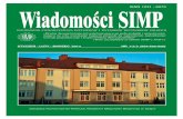 ISSN 1231 - 6075 Wiadomości SIMPsimp.pl/mk/WS/Wiadomosci SIMP 14_1-2-3.pdf · Sekcji Eksploatacji Maszyn i Urządzeń Technicznych SIMP w latach 1994–1998 i organizatora wielu