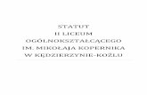 STATUT II LICEUM - lo2kk.edu.pllo2kk.edu.pl/resources/downloads/regulaminy-statut-ii-lo.pdf · w szkołę ponadgimnazjalną uchwałą Rady Powiatu Nr XXXXIX/196/2002 z dnia 26 lutego