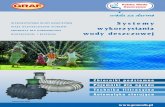 Systemy wykorzystania wody deszczowej - powode.pl · zbiorniki są produkowane z wysokoga-tunkowego, w 100 % nadającego się do recyklingu polietylenu. Materiał ten po-zwala na