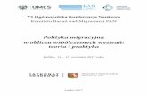 Polityka migracyjna w obliczu współczesnych wyzwań: teoria ...youth.swps.pl/wp-content/uploads/2017/09/Program-konferencji.pdf · 4 5 Szanowni Państwo, Bardzo nam będzie miło