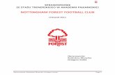 NOTTINGHAM FOREST FOOTBALL CLUB - footballtrening.pl ze stazu... · ZE STAŻU TRENERSKIEGO W AKADEMII PIŁKARKSKIEJ NOTTINGHAM FOREST FOOTBALL CLUB Listopad 2011 Opracowanie: Radosław
