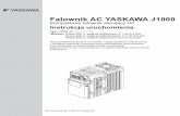 Falownik AC YASKAWA J1000 - foster.plfoster.pl/pdf/drives/manuals/Yaskawa_J1000_instrukcja_uruchomienia... · Klasa 200 V, wejście trójfazowe: 0,1 do 5,5 kW Klasa 200 V, wejście