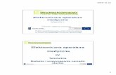 Elektroniczna aparatura medyczna IV - Zakład Inżynierii ...zib.mchtr.pw.edu.pl/downloads/Przedmioty/EAMEB/EAMEB4.pdf · Projekt współfinansowany przez Unię Europejską ... wydatek