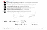 MAZDA CX-3 - Westfalia-Automotive · Instalacja elektryczna do haka holowniczego Instrukcja montażu i obsługi ... MAZDA CX-3 06/15 >> 8 9 10 11 12 7 6 5 13 1 2 3 4. ... 3 wh/bn