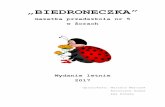 „BIEDRONECZKA” - przedszkole5zory.plprzedszkole5zory.pl/.../uploads/2017/06/biedroneczka-lato-2017.pdf · skłonność do piegów i znamion lub w rodzinie występowały nowotwory