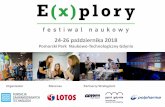 Pomorski Park Naukowo-Technologiczny Gdyniaexplory.pl/files/articles/Program_Festiwal_Explory_24-26 10 (2).pdf · należeć do elity wśród programistów i osób związanych z nowymi