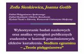 Zofia Sienkiewicz, Joanna Gotlib · Teorie pielęgniarstwa –efekty kształcenia AW.1. dokonuje analizy teorii i modeli pielęgnowania, ich tworzenia i funkcjonowania w pielęgniarstwie