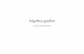 Algebra grafóagatka/sieci/algebra.pdf · Algebra grafów dr hab. Piotr Fronczak . 2 Własności macierzy sąsiedztwa A ... liniowa kombinacja wektorów własnych