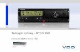 Tachograf cyfrowy – DTCO 1381 Service only - ford.pl · jest dla firmy i załogi pojazdu. Zawiera opis prawidłowej obsługi tachografu DTCO 1381, zgodny z rozporządzeniem UE.