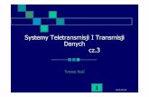 Systemy Teletransmisji I Transmisji Danych cz - tru.wstkt.pl · wejściowym a węzłem wyjściowym celu transmisji kontenera wirtualnego Odwzorowanie-powstanie kontenera wypełnionego