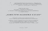 Zasady wspó³zawodnictwa o Tytu³ i Odznakê Dru¿yny ...cbp.zhp.pl/wp-content/uploads/2015/12/Grunwaldzki-czas-2009-2010.pdf · To z 600 rocznic¹ Bitwy i krakowskimi obchodami