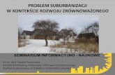 W KONTEKŚCIE ROZWOJU ZRÓWNOWAŻONEGOlublin.stat.gov.pl/cps/rde/xbcr/lublin/ASSETS_sem_us_lublin_120222... · Co to jest suburbanizacja ... Dochody ze sprzedaży gruntów rolnych