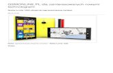 GSMONLINE.PL dla zainteresowanych nowymigsmonline.pl/app/articles/print/nokia-lumia-1520-oficjalnie...Nokia Lumia 1520 oficjalnie zaprezentowana (wideo) 2013-10-22 Nokia zaprezentowała