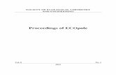 Proceedings of ECOpole - Uniwersytet Opolskitchie.uni.opole.pl/PECO14_1/PECO_2014_1_part1.pdf · Chemiczna analiza jako ści wysuszonych osadów ściekowych oraz stałych produktów