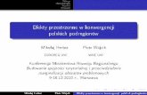 Efekty przestrzenne w konwergencji polskich podregionówcoin.wne.uw.edu.pl/pwojcik/semmag/04_MRR_Herbst_Wojcik_beamer.pdf · Klasyczna analiza konwergencji beta W uproszczeniu konwergencja