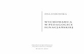 WychoW aWca W pedagogice - katechizmy.pl · 1.1. Pedagogika i wychowanie – analiza ważniejszych pojęć 28 1.1.1. Wychowanie 28 1.1.2. Wychowawca 38 1.1.3. Pedagogia i pedagogika