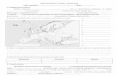 Karta pracy klasa II Europa powtórzenie - zsniebocko.pl geo/europa.pdf · Góry Betyckie, wulkany Etna i Stromboli, Sycylię, Sardynię, na niebiesko pokoloruj Chorwację, na zielono