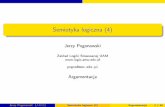 Semiotyka logiczna (4) - logic.amu.edu.pllogic.amu.edu.pl/images/0/0b/Semlogzim04.pdf · ERY — dla książki: Schopenhauer, A. 2000.Erystyka, czyli sztuka prowadzenia sporów. ...