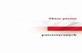 Zbiór pieśni · 1 Zbir pieńni patriotycznych Biel i Czerwień – polskie barwy narodowe Mimo że biało-czerwonymi pasami już w XVII w. zdobiono drzewce husarskich