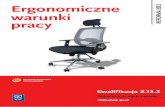 Ergonomiczne 2012 warunki pracy - sklep.wsip.pl · W układzie nerwowym rozróżnia się ośrodkowy układ nerwowy, w którego skład wcho- dzą mózg i rdzeń kręgowy, oraz obwodowy