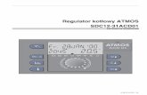 Regulator kotłowy ATMOS SDC12-31ACD01 · SDC12-31ACD01 Zawarto ść ATMOS ACD01 - PL 8.2.4.8 Funkcje termostatu pomieszczeniowego (górne ograniczenie temperatury pomieszczenia).....