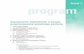 Temat 7 program - migra.pl · 2. Struktura programu w języku Pascal 3. Etapy programowania 3.1. Implementacja algorytmu 3.2. Kompilacja programu 3.3. Uruchomienie i wykonanie programu