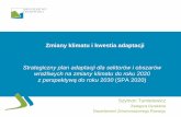 Zmiany klimatu i kwestia adaptacji - gdos.gov.pl plan adaptacji.pdf · Strategiczny plan adaptacji dla sektorów i obszarów wrażliwych na zmiany klimatu do roku 2020 z perspektywą