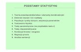 PODSTAWY STATYSTYKI - gen.up.wroc.plgen.up.wroc.pl/wprowstat/podstatNST_5.pdf · PODSTAWY STATYSTYKI 1. Teoria prawdopodobieństwa i elementy kombinatoryki 2. Zmienne losowe i ich