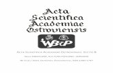 ACTA SCIENTIFICA ACADEMIAE OSTROVIENSIS SECTIO Bzn.wsbip.edu.pl/wydania/zeszyt3/2015-02-21ZESZYT.pdf · dr Anna Pacian (zdrowie publiczne) ... ANNA PACIAN, TERESA B. KULIK, KATARZYNA
