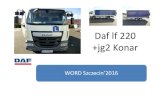 Daflf220 +jg2 Konar · parametr DAFLF 220 STAR/MAN TGL.12.240 oznaczenie silnika PX 7.164 D0836 LFL 40 ... Włącznik światła roboczego Włącznik świateł doświetlenia zakrętów