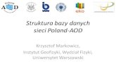 Struktura bazy danych sieci Poland-AOD - Instytut ...kmark/PolandAOD/Poland-AODbazadanych.pdf · Co jeszcze zawiera baza poland AOD ... • Dalsza integracja danych umożliwiająca