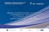 Baza podmiotów pomocy i integracji społecznej w ...ois.wzp.pl/attachments/article/100/biuletyn_baza_aktualny_1_12.pdf · i integracja społeczna, ... cyjne. Jednym z produktów