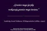 Ludwig Josef Johann Wittgenstein (1889 1951)zsb1.poznan.pl/wp-content/uploads/2016/06/Akcja_czytanie_ZSB1.pdf · „Cień wiatru” Carlos Ruiz Zafon - literatura jako fascynująca