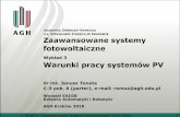 Warunki pracy systemów PVhome.agh.edu.pl/~romus/OZE/Wyklady/Zaawansowane Systemy... · CIEŃ BARDZO SILNY WPŁYW ZACIENIENIA ZACIENIONE SĄ WSZYSTKIE TRZY SEGMENTY CONERGY POWER
