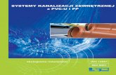 SYSTEMY KANALIZACJI ZEWNÊTRZNEJ z PVC-U i PP kan zewn.pdf · wodoci¹gowych i odwadniaj¹cych -- Czêœæ 2: Elastomery termoplastyczne Aprobata Techniczna AT-15-7558/2012 Rury i