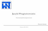 Generacje języków programowania Wojciech Sobieskipracownicy.uwm.edu.pl/wojsob/pliki/publikacje/jp-01.pdf · informatyki (zagadnienia obliczalności itp.) i metod automatycznego