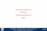 Konstrukcje metalowe II - footbridge.plfootbridge.pl/stud/z/zp2/w204pl.pdf · redystrybucja momentów zginających Nośność sprężysta II Nośność plastyczna II Nośność sprężysta