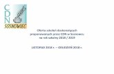 proponowanych przez CDN w Sosnowcu na rok szkolny 2018 ...cdnsosnowiec.edu.pl/files/files/Oferta CDN 2018 2019/Listopad 2018... · Elementy kombinatoryki i rachunku prawdopodobieństwa