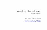Prezentacja programu PowerPoint - home.umk.plkesy/Analiza_chemiczna/Wyklad1_SAD.pdf · analityczna dla studentów biologii. J. Minczewski, Z. Marczenko, Chemia analityczna, tom 1,