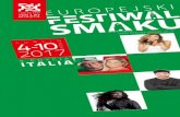 ISBN 978-83-88458-25-5 9 . E D Y C J Aeuropejskifestiwalsmaku.pl/wp-content/uploads/2017/08/Folder... · Idea S łowem kluczem 9 włoskiej edy-cji Europejskiego Festiwalu Sma-ku jest