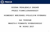 PRZEZ FUNKCJONARIUSZY KOMENDY MIEJSKIEJ POLICJI …bip.rybnik.kmp.policja.gov.pl/download/77/14499/stanbezpieczenstwa... · MIASTA I POWIATU RYBNICKIEGO W ROKU 2017 1. STAN ETATOWY